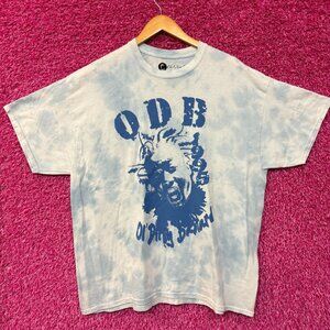 Wutang clan Ol' Dirty Bastard Return to 36 Chambers 1995 tiedye tshirt size larg